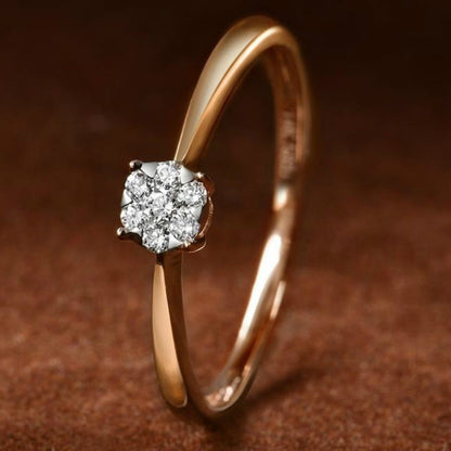 Delicate Artisan Gold Ring