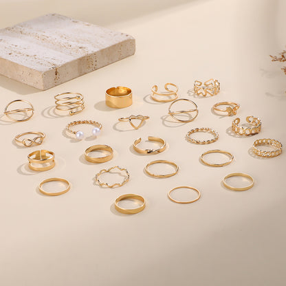 Beautiful Gold Set with Unique Style
