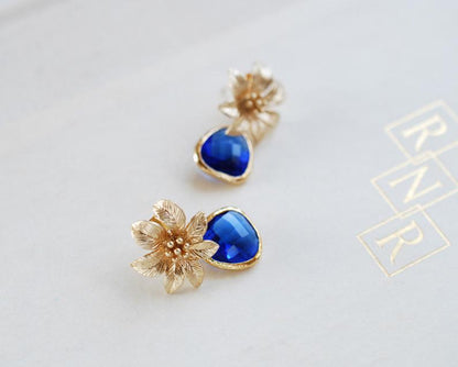 Vintage Handmade Gold Earring