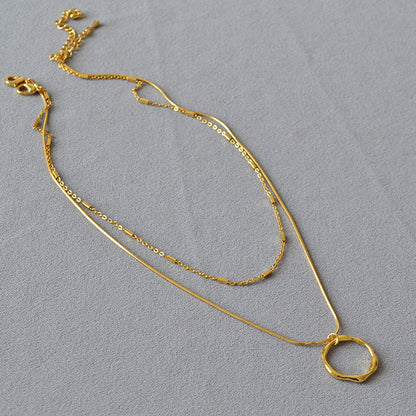 Delicate Artisan Gold Necklace
