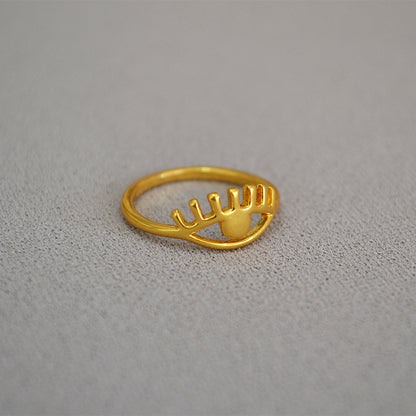 Classic Gold Ring with Timeless Appeal
