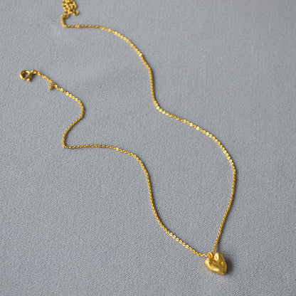 Vintage Handmade Gold Necklace
