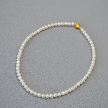 Delicate Artisan Pearl Necklace