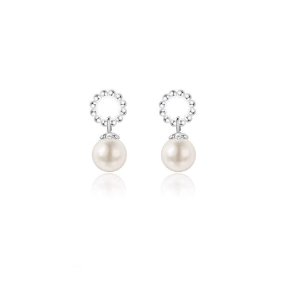 Delicate Artisan Pearl Earring