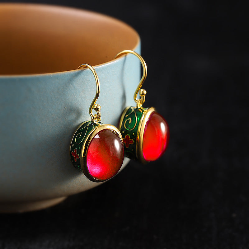 Vintage Handmade Silver Earring
