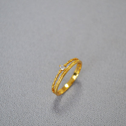 Vintage Handmade Gold Ring