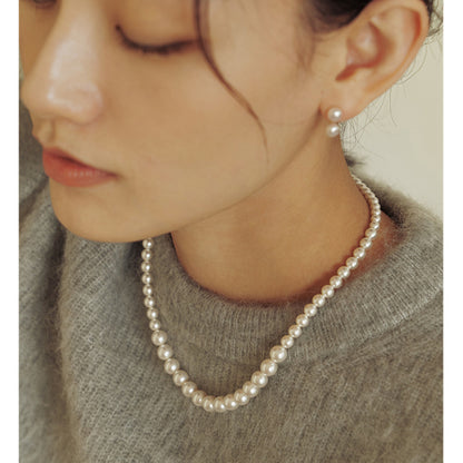 Delicate Artisan Pearl Necklace