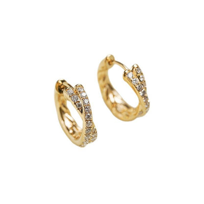 Vintage Handmade Gold Earring