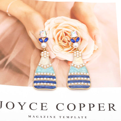 Delicate Artisan Pearl Earring