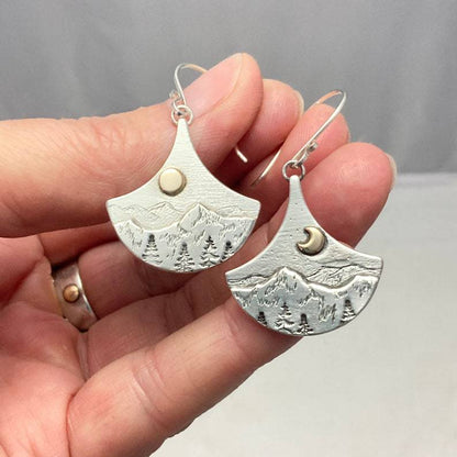 Delicate Artisan Silver Earring