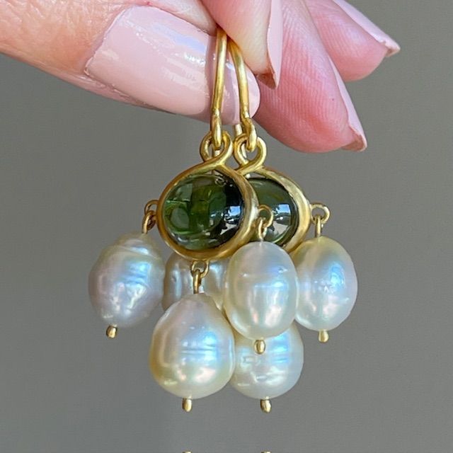 Delicate Artisan Pearl Earring