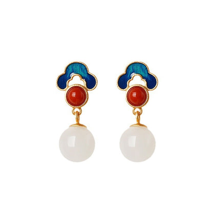 Vintage Handmade Gold Earring