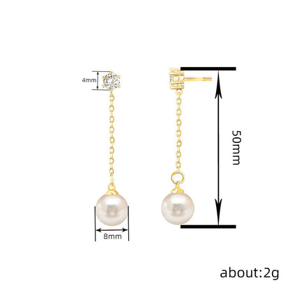 Romantic Pearl Earring for Special Moments
