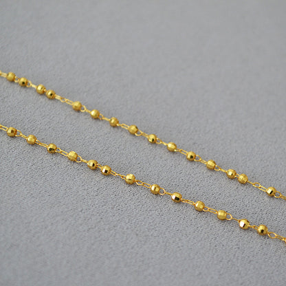 Vintage Handmade Gold Necklace