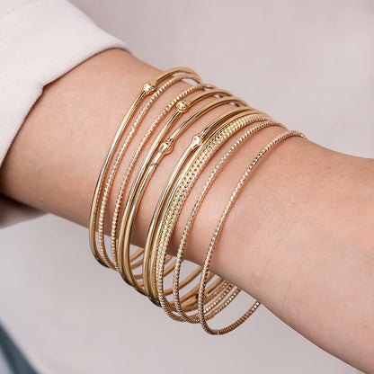 Delicate Artisan Gold Bracelet