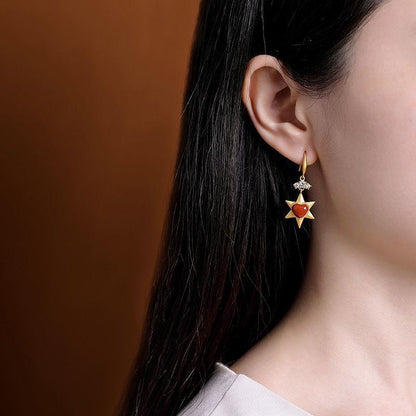 Romantic Gold Earring for Special Moments