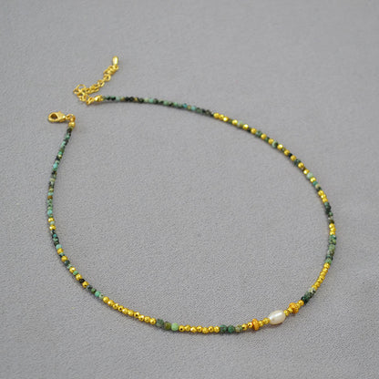 Vintage Handmade Gold Necklace