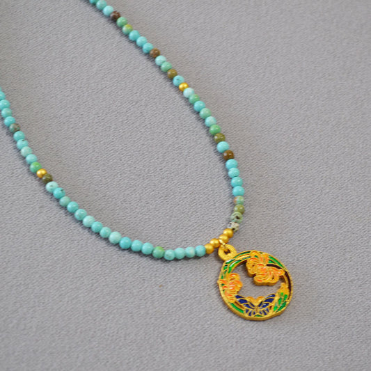 Delicate Artisan Gold Necklace