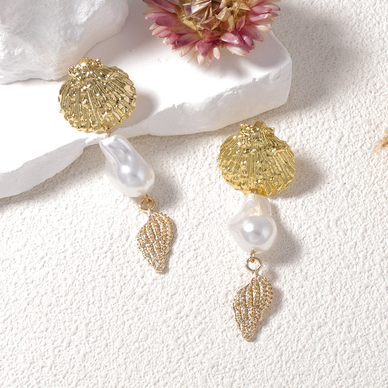Delicate Artisan Pearl Earring
