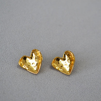 Delicate Artisan Gold Earring