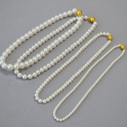 Delicate Artisan Pearl Necklace