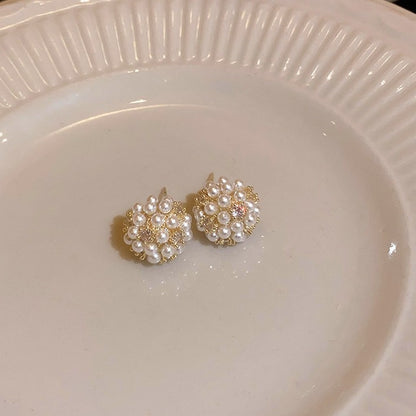 Delicate Artisan Pearl Earring