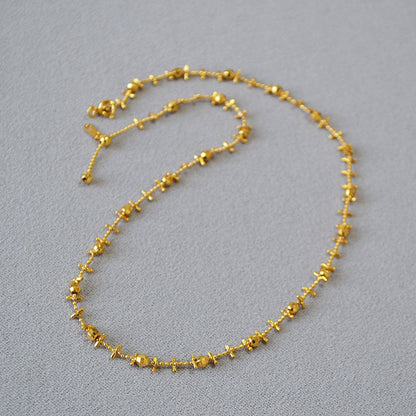 Delicate Artisan Gold Necklace