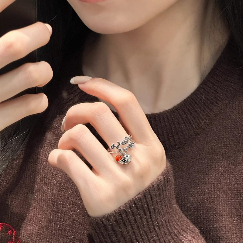 Delicate Artisan Silver Ring