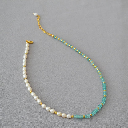Delicate Artisan Pearl Necklace