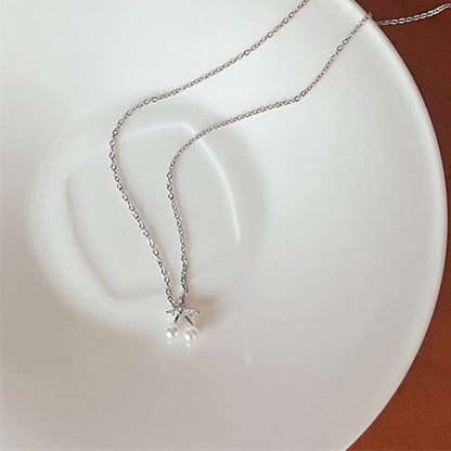 Delicate Artisan Pearl Necklace