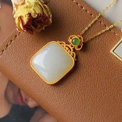 Vintage Handmade Gold Necklace