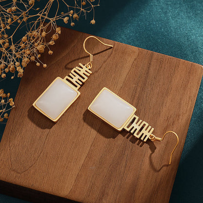 Delicate Artisan Gold Earring