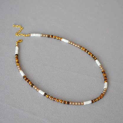 Delicate Artisan Pearl Necklace