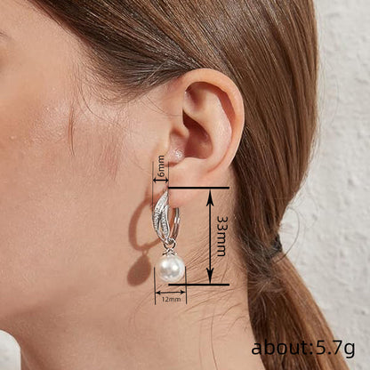 Delicate Artisan Pearl Earring