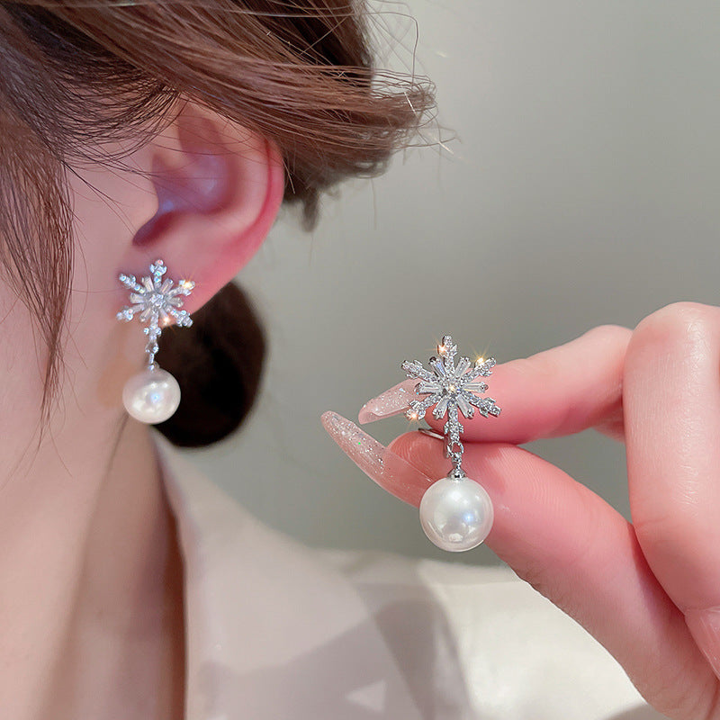 Delicate Artisan Pearl Earring