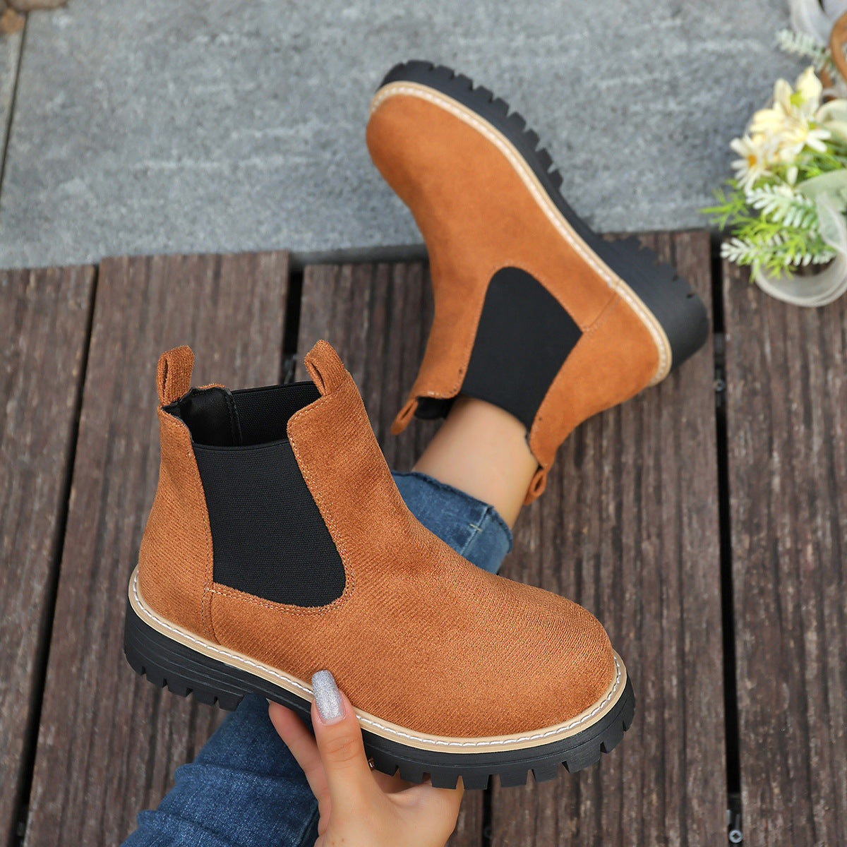 Vintage Inspired Orthopedic Boots