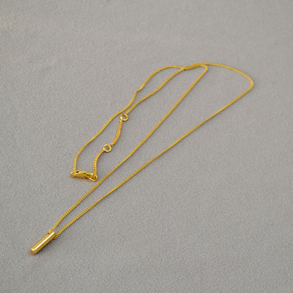 Vintage Handmade Gold Necklace