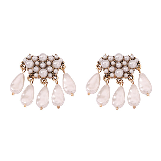 Delicate Artisan Pearl Earring