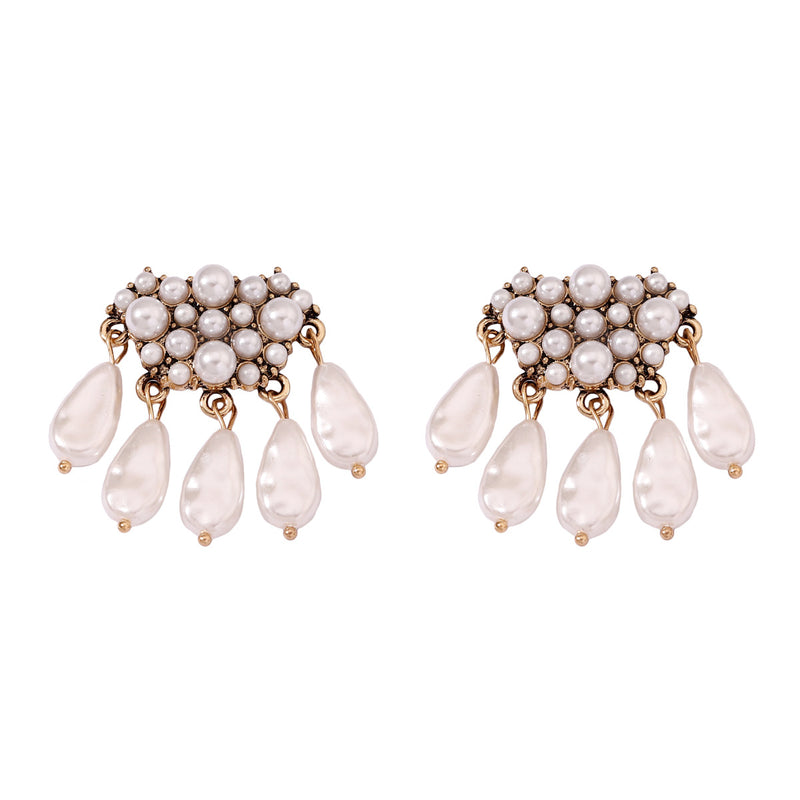 Delicate Artisan Pearl Earring
