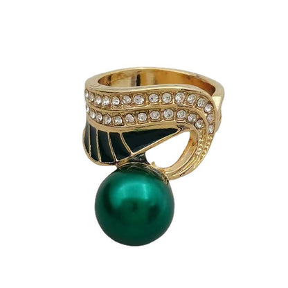 Delicate Artisan Gold Ring