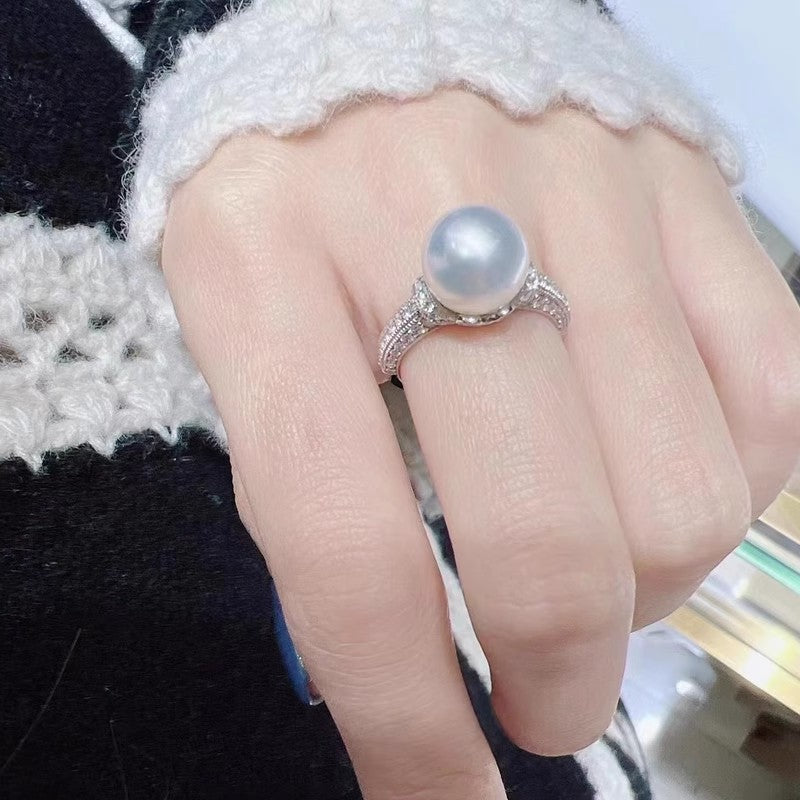 Romantic Pearl Ring for Special Moments