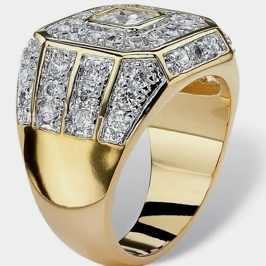 Delicate Artisan Gold Ring