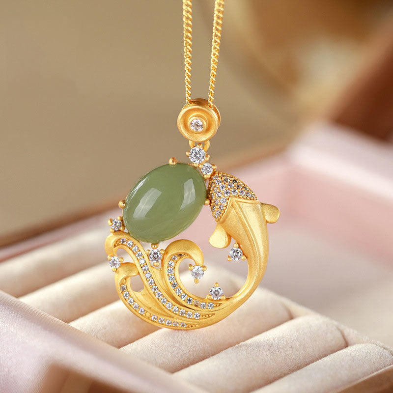 Vintage Handmade Gold Pendant