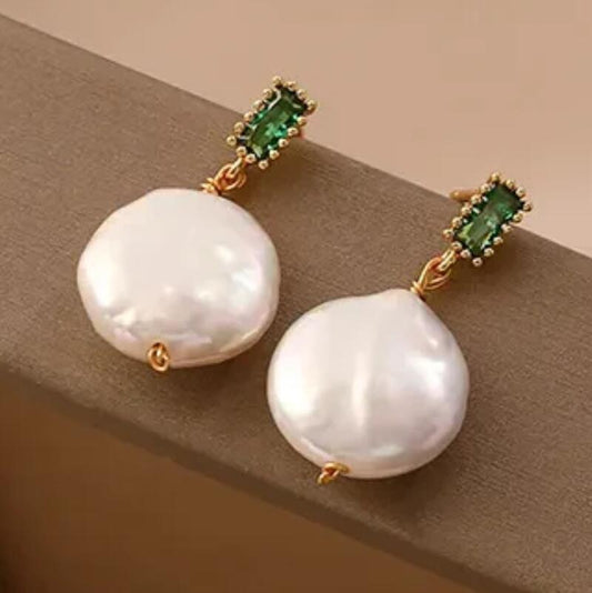 Delicate Artisan Pearl Earring