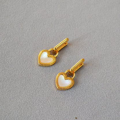 Delicate Artisan Gold Earring