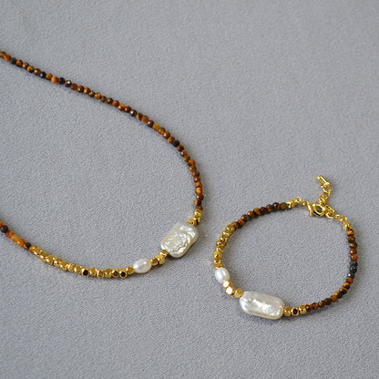 Vintage Handmade Pearl Necklace