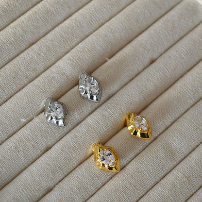 Vintage Handmade Silver Earring