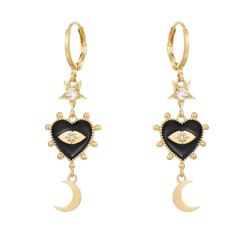 Vintage Handmade Gold Earring