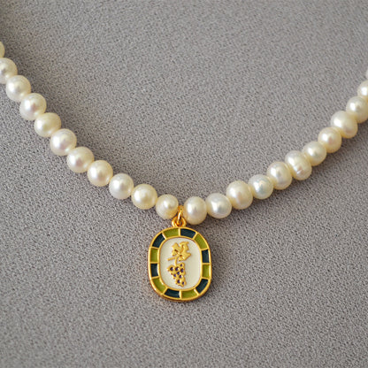 Vintage Handmade Pearl Necklace