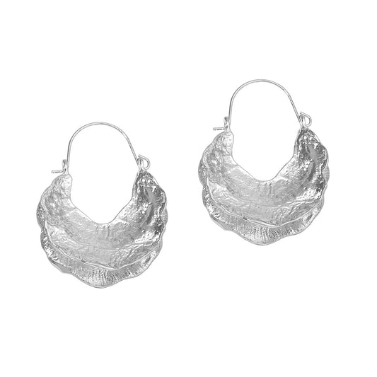 Delicate Artisan Gold Earring
